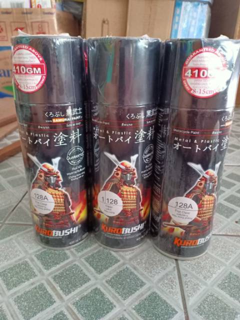 Pilok Pilox Cat Semprot Samurai Paint Kurobushi 400 ml -  Clear &amp; Flat Clear (Pernis Glossy dan Pernis Doff)