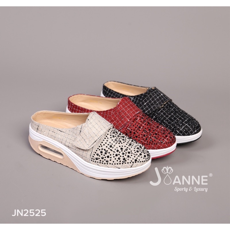 RESTOCK! [ORIGINAL] JOANNE Slop Wedges Shoes Sepatu Wanita #JN2525