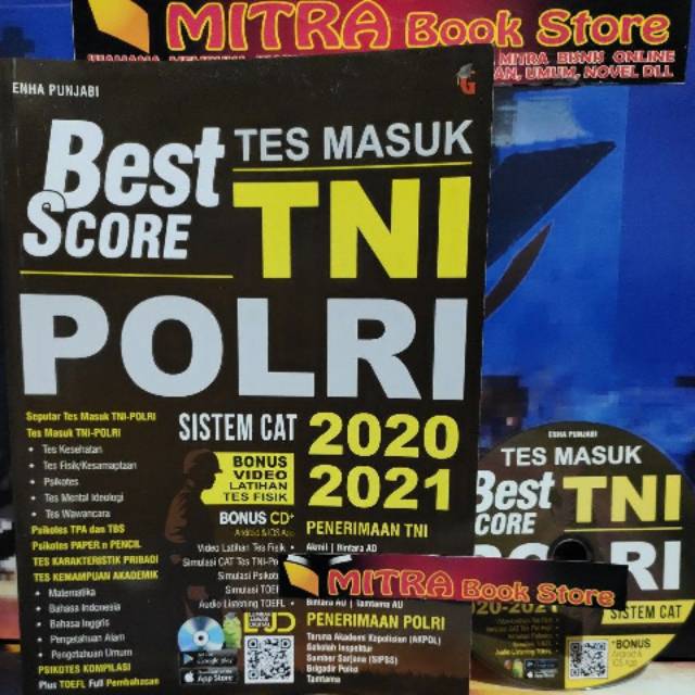 

Best Score Tes Masuk TNI POLRI Sistem CAT 2021 + CD (B5)