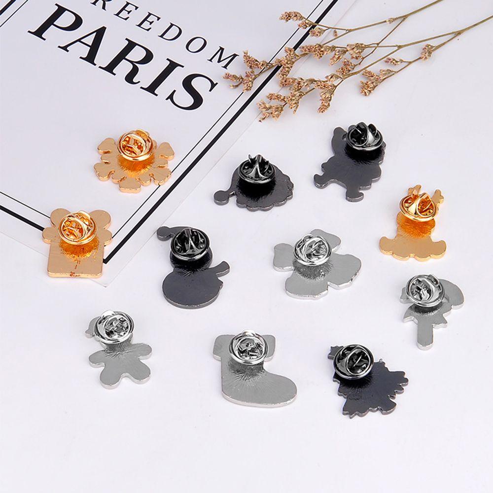 Agustina Wanita Bros Harian Desain Kartun Gingerbread Man Santa Claus Anak Laki-Laki Paduan Aksesoris Pakaian