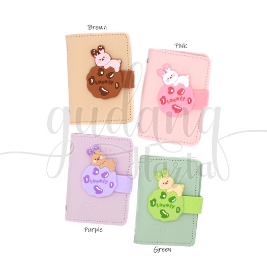 Dompet Wanita Pria Kartu Cookie Animal Purse Unik Motif Kue GH 403003