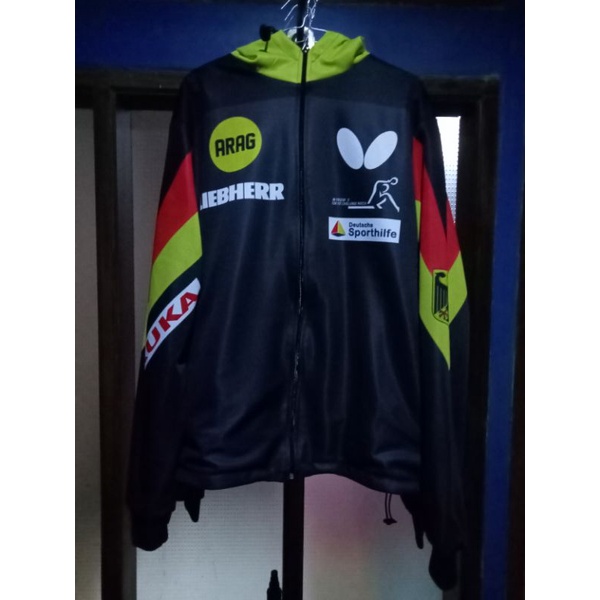 jaket tenis meja premium