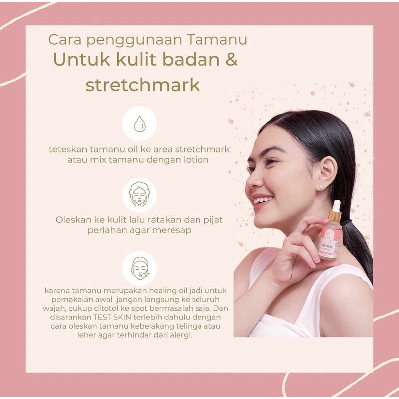 TAMANU OIL Perle Beaute 100% pure BPOM (BERSERTIFIKAT TERBAIK)