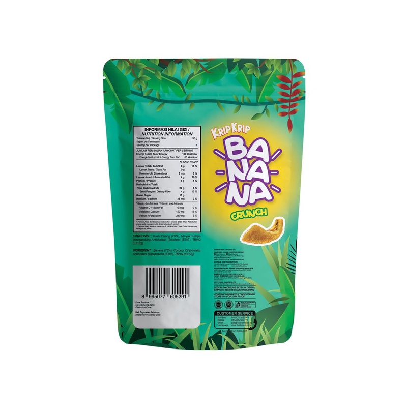 Dua Kelinci Krip Krip Banana Crunch