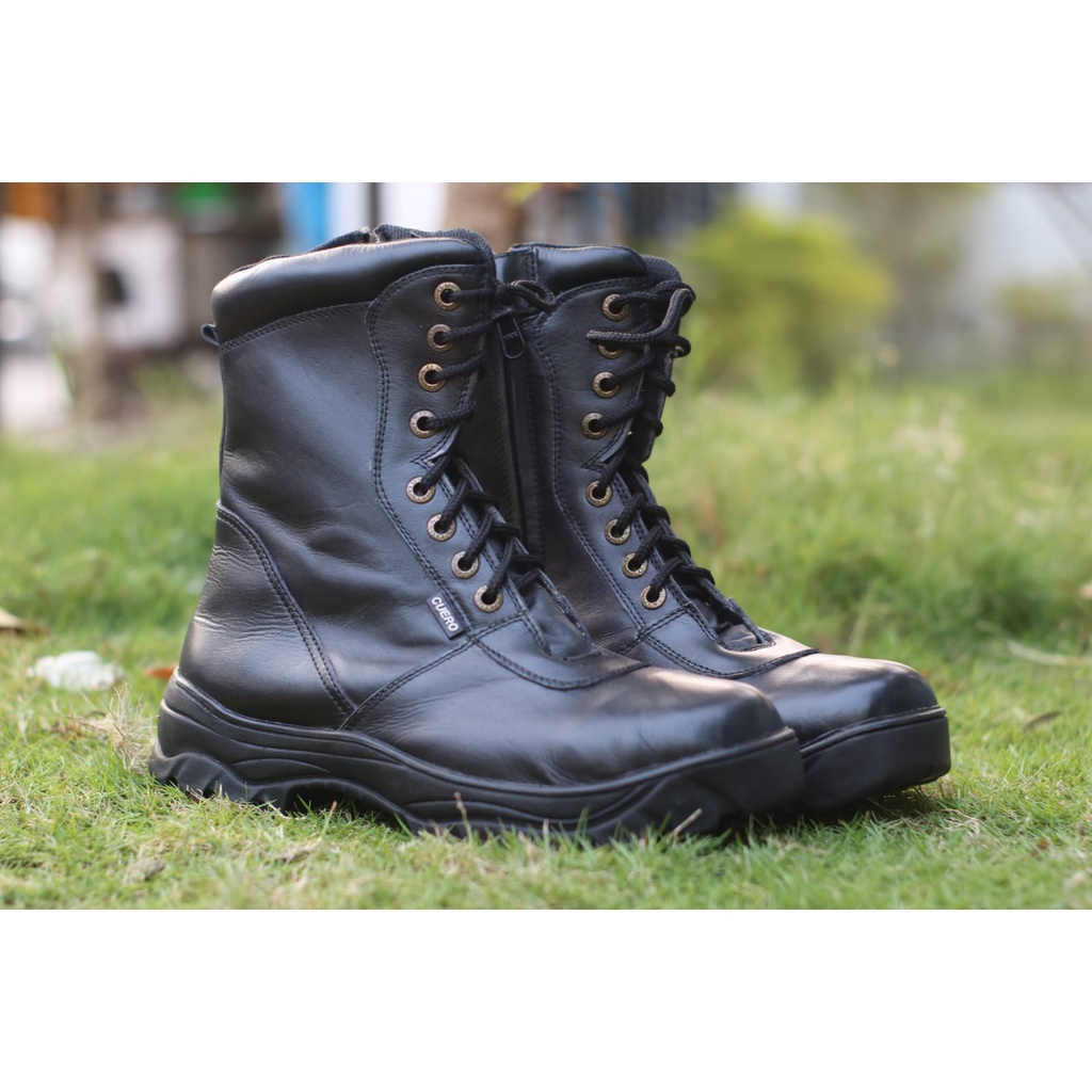 SEPATU BOOTS PDL TNI AD KULIT ASLI JATAH LAMA TACTICAL SEPATU PDL TNI SEPATU PDL POLRI