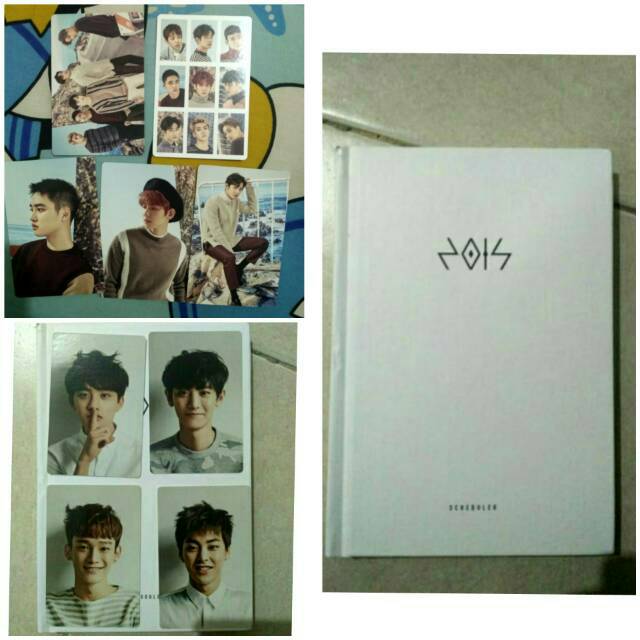 PC PHOTOCARD DIARY EXO SEASON GREETING SG 2015 2017 CHANYEOL DO BAEKHYUN CHEN XIUMIN