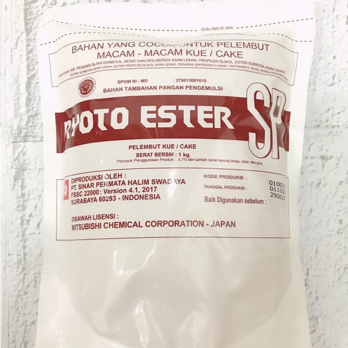 

Ht6362D Ryoto Ester Sp 1Kg/1 Kg Pelembut Kue Emulsifier Pengembang Kue Ht5