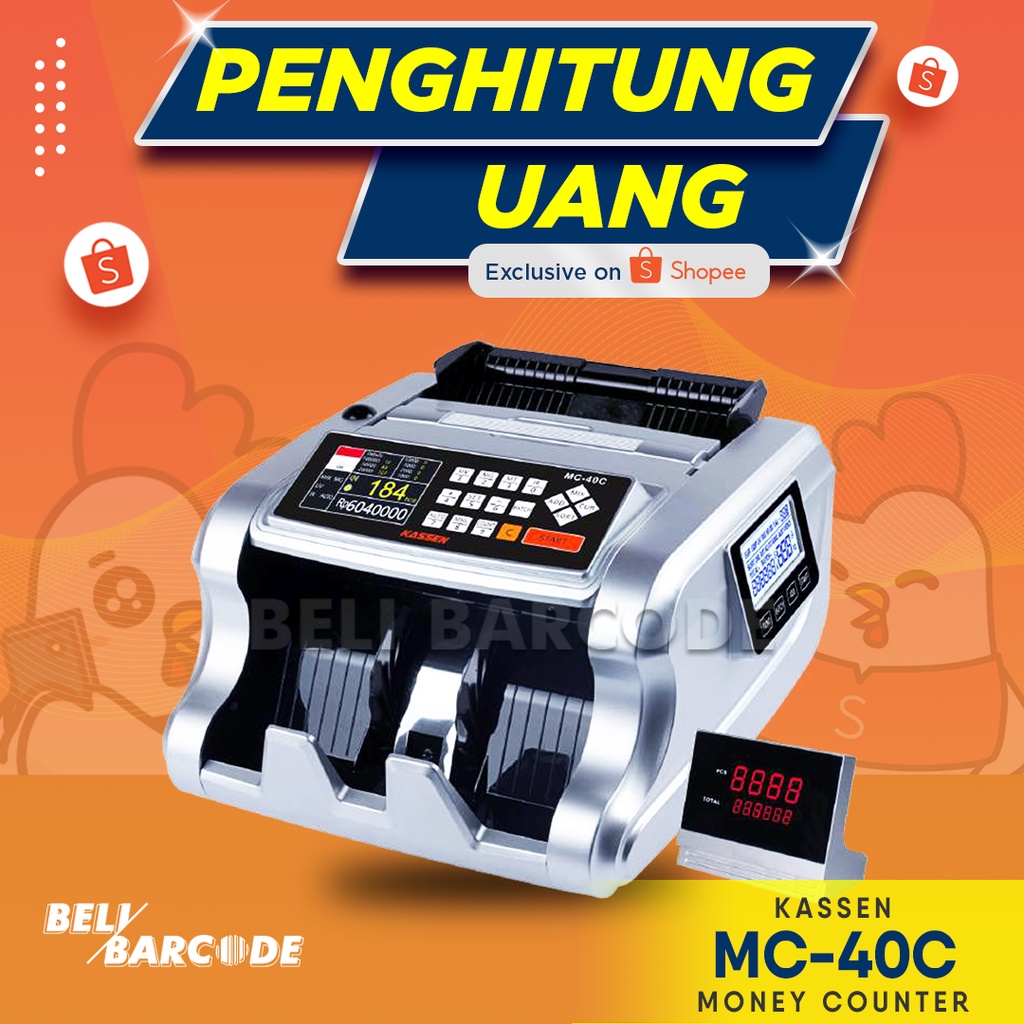 Mesin Penghitung Uang KASSEN MC-40C - Bill Counter