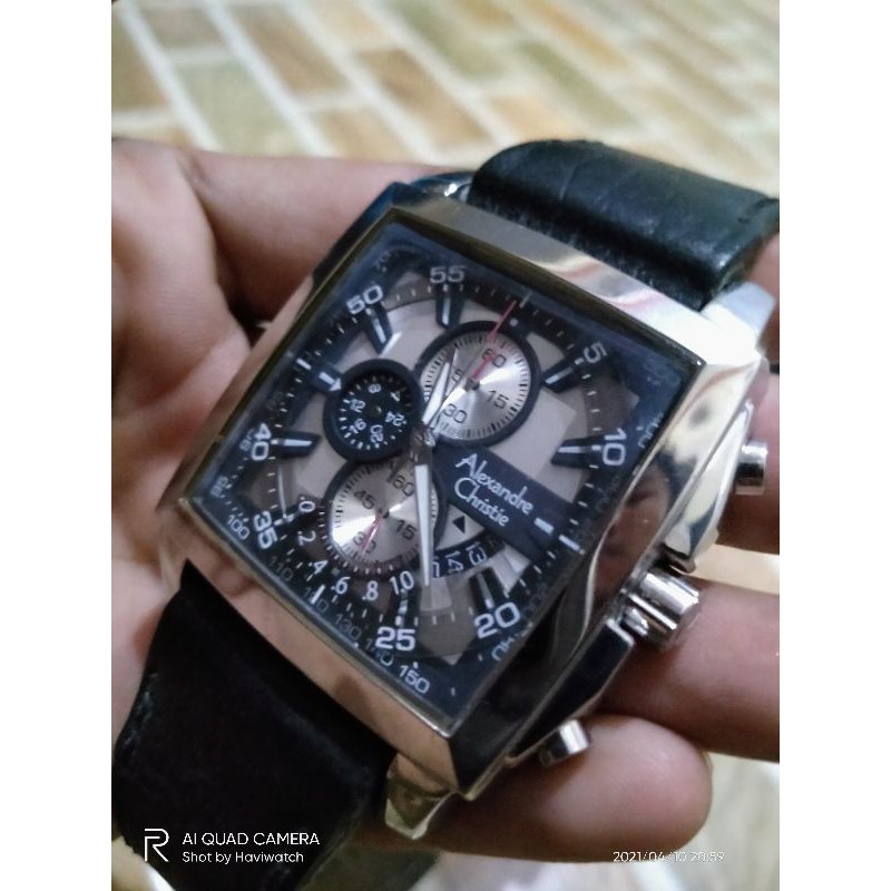 Jam Tangan Pria Alexandre Christie AC 6284MC Chronograph Original Second Preloved