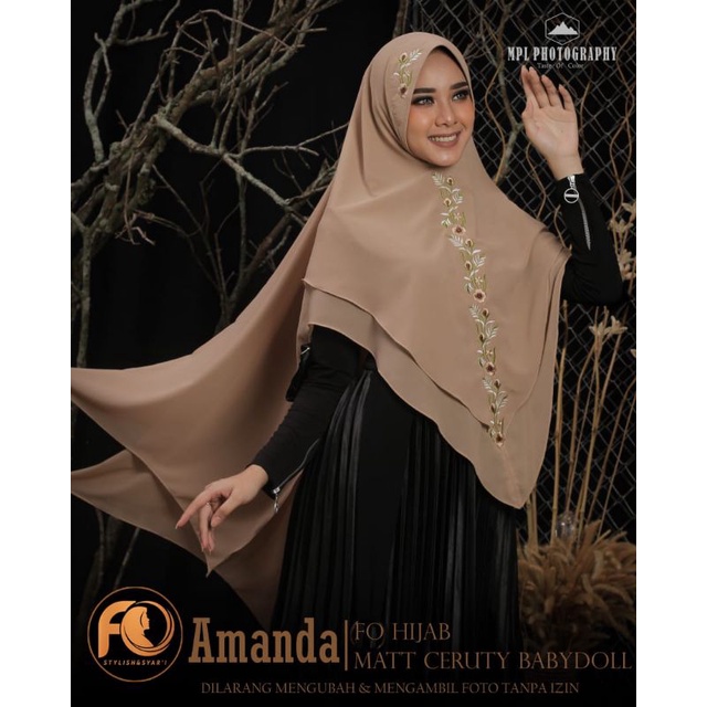 HIJAB AMANDA ORIGINAL FO HIJAB