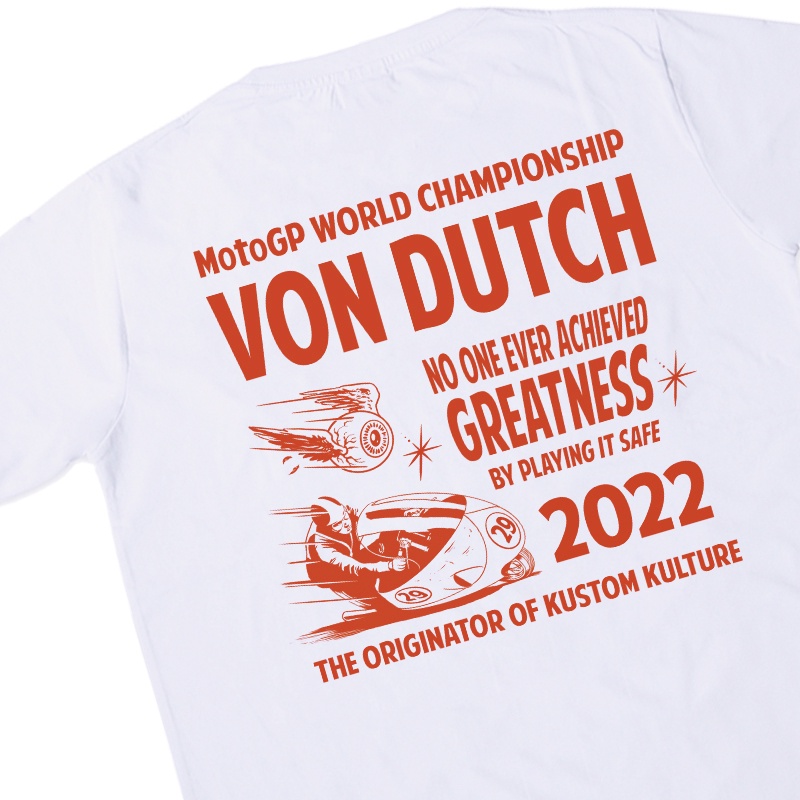 V0n Dutch Tshirt MotoGP Edition GP08 White