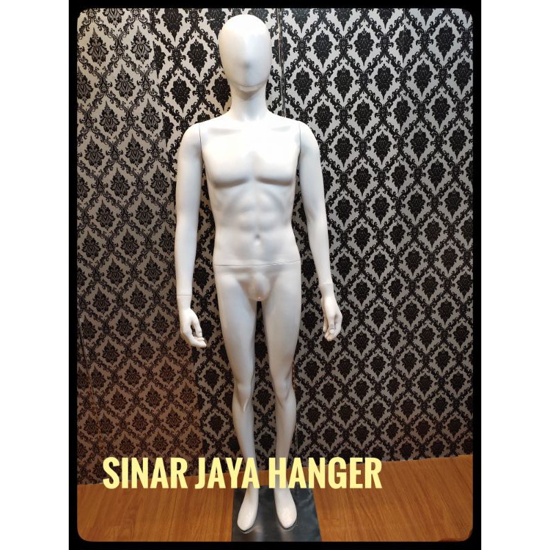 Manekin/Full body cowo jari fiber/manekin/patung