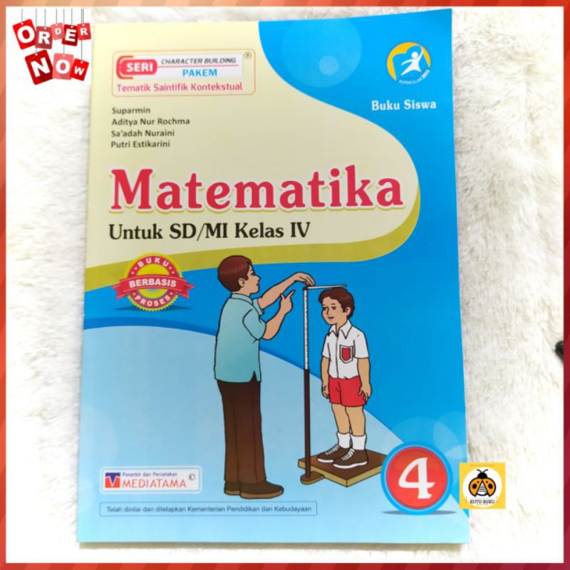 Buku Siswa Matematika Kelas 4 SD/MI K13 - Mediatama