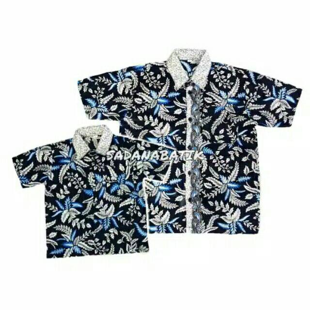 Sadana Batik - (4) Kemeja Batik Anak Size Terlengkap Kid Fashion Seragam Sekolah