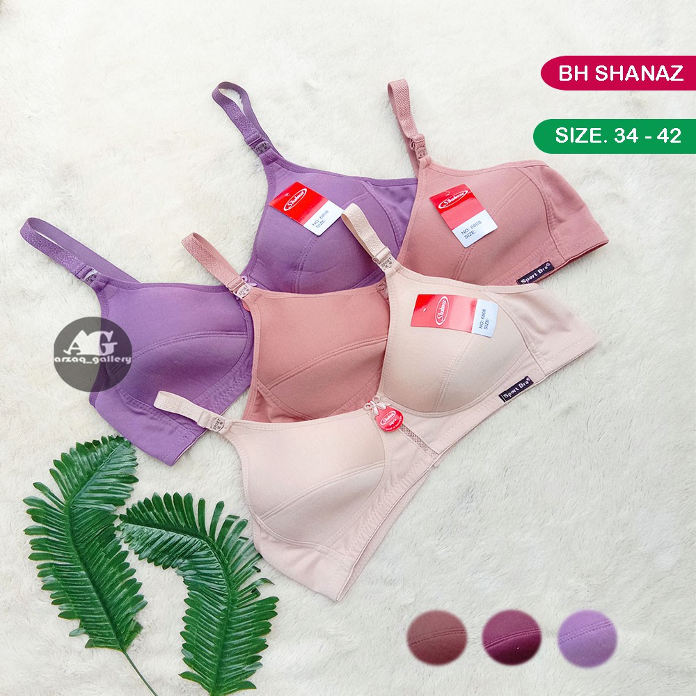 BH SPORT / BRA MERK SHANAZ / Bh tanpa Busa tanpa Kawat KAIT 2 / Bh Murah / Bra sport