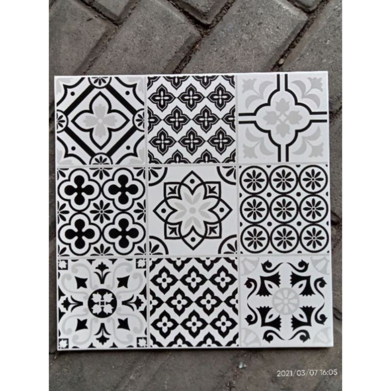 KERAMIK LANTAI DINDING COTTO ALCHEMIST SHADOW 40X40 KW1