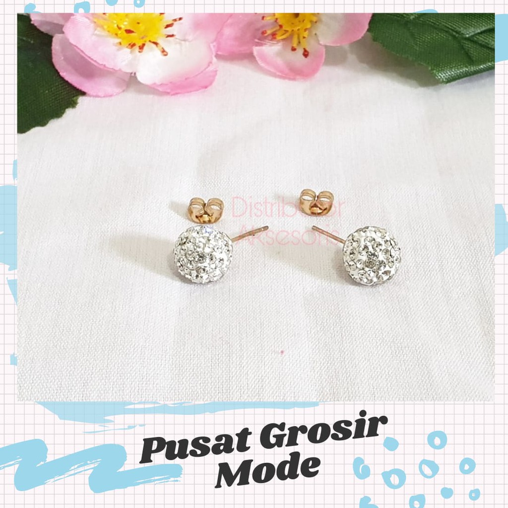 Anting Titanium Anti Karat Selamanya PGM AT32