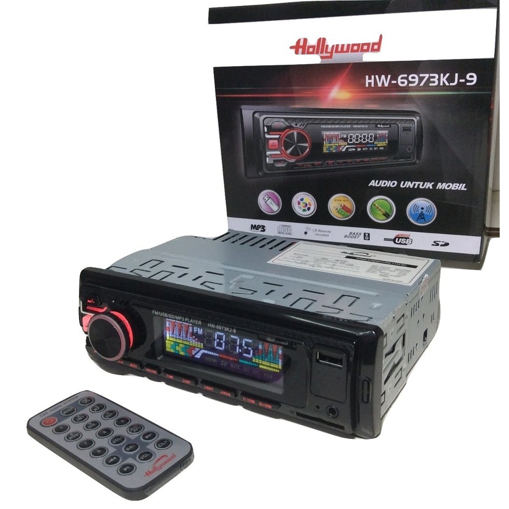 Tape Mobil MP3 Head Unit Hollywood HW-6973KJ-9