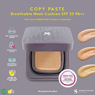 Jual SOMETHINC COPY PASTE BREATHABLE MESH CUSHION SPF 33 PA++ (shade ...