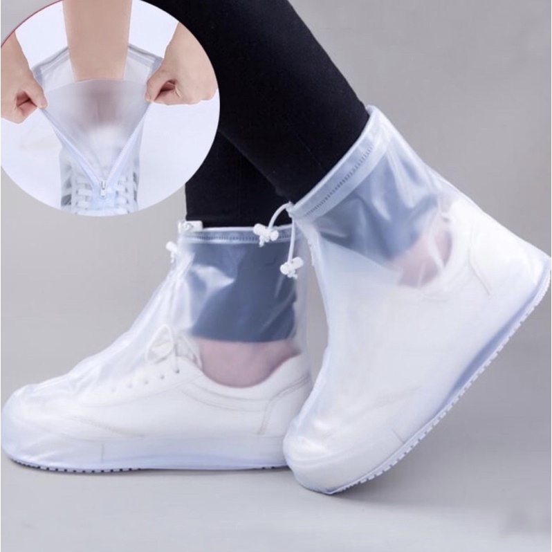 Cover sepatu pelindung sepatu pvc anti air waterproof jas hujan rain shoes covern