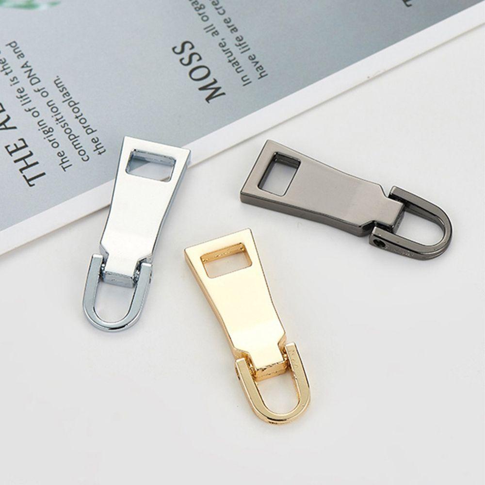 NEEDWAY Zipper Pullers 1Pc Aksesoris Jahit DIY Bahan Metal Untuk Ransel Coat Tab Zipper Sliders