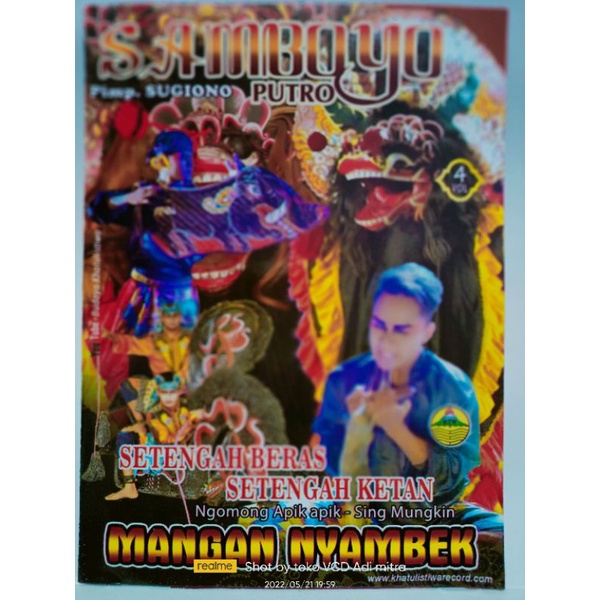 VCD original jaranan samboyo Putro mangan nyambek.