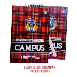 

Buku Tulis Campus ideal 50lembar, 10 buku/pack