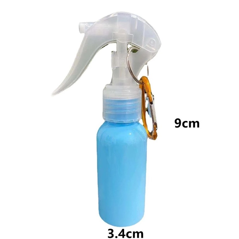 60ml Empty Refillable Press Spray Bottle / Plastic With Hook Essential Oils Liquid Bottles / Traveling and Outgoing Portable Container