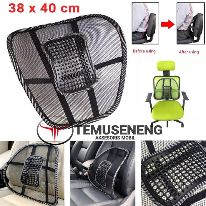 Penyangga Punggung Sandaran Kursi Jok Mobil Refleksi Mesh Back Support