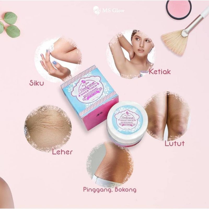 Underarm MS Glow 100% original pencerah kulit (bisa cod)