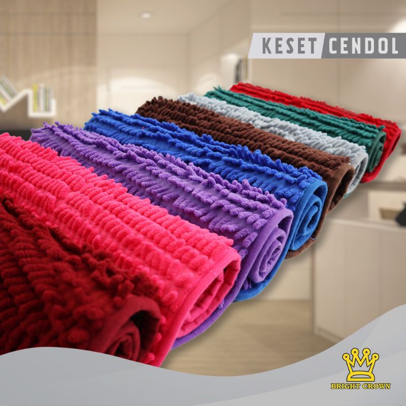 Keset Cendol Microfiber AntiSlip UK 40X60CM PREMIUM