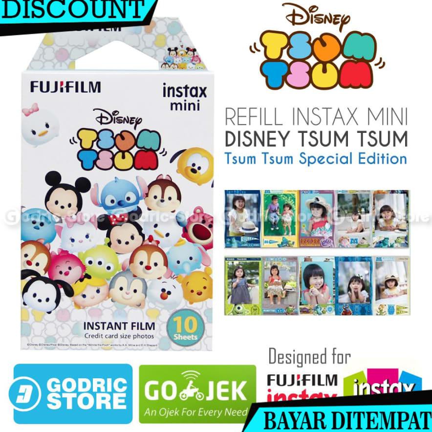(BAYAR DITEMPAT) FUJIFILM REFILL INSTAX MINI FILM DISNEY TSUM TSUM - 10 LEMBAR NA3573