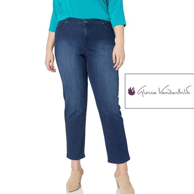 celana jeans Gloria Vanderbilt Women's Rail Straight