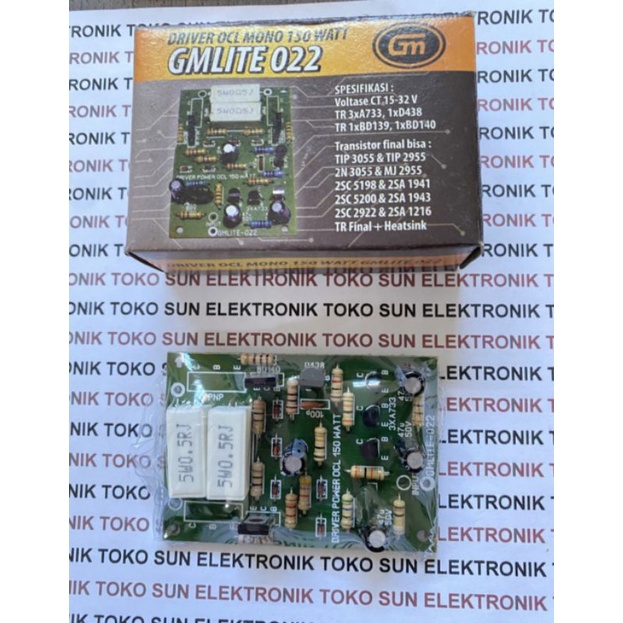 Kit Driver OCL Mono 150 Watt 150w GMLITE 022 GM Lite 022