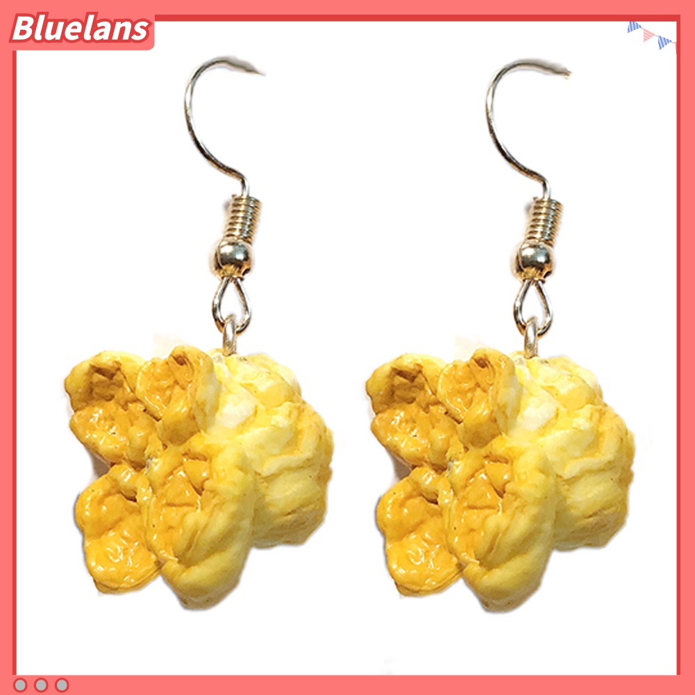 Anting Kait Gantung Wanita Desain Makanan Popcorn Untuk Pesta / Club / Hadiah