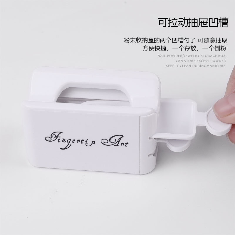 Pretty Dip Powder recycling system / tempat wadah dip powder hiasan swarovski pixie edge