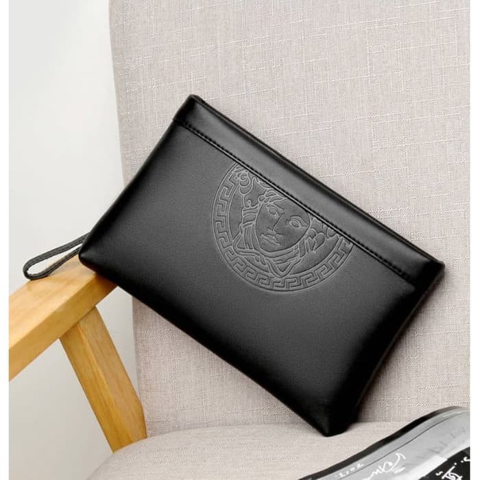 COXce Clutch Pria Import / Clutch Cowok Import - MB1107 - Hitam mantap
