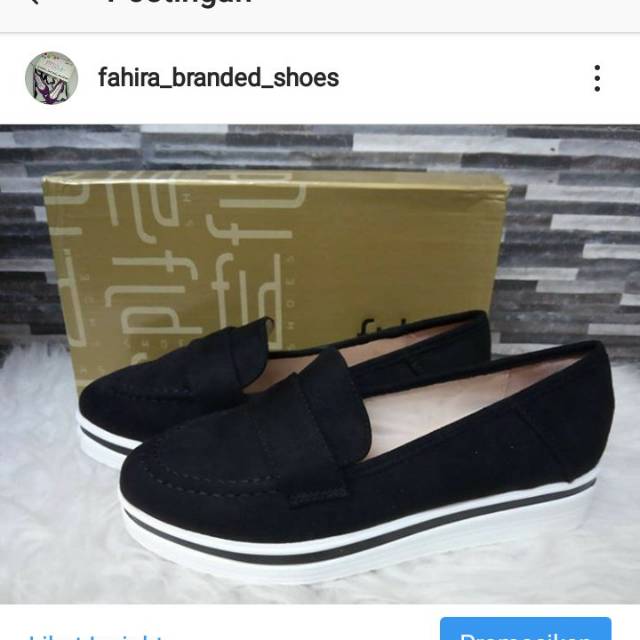 Sepatu wedges fladeo