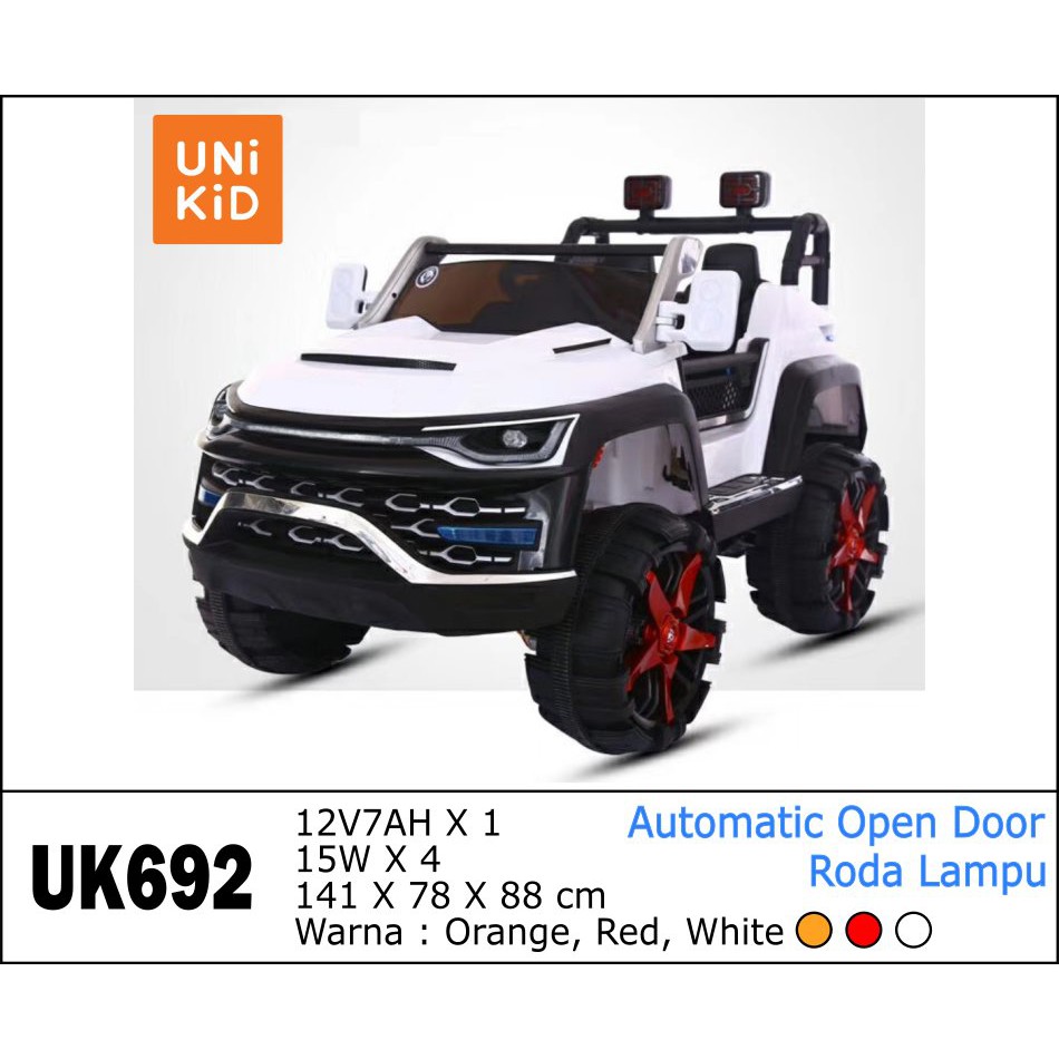Mainan Anak Mobil Aki Unikid Warwolf UK-692