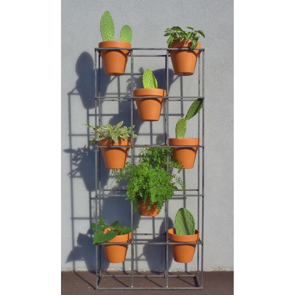 Vertikal Garden Besi Kotak 3 Sap rak bunga rak pot bunga dekorasi artificial taman indor outdor