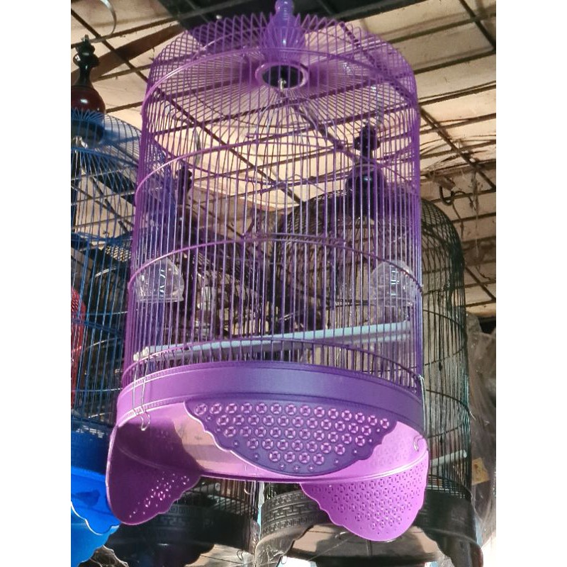 kandang burung lovebird kenari kacer uk lbh dr yg standar kira2 40x60 warna random