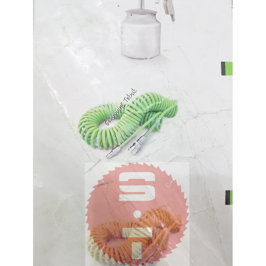 Pusat Grosir Selang Per Ulir Kompressor 15 M Meter Hijau Tekiro NRlWedty9qbQN