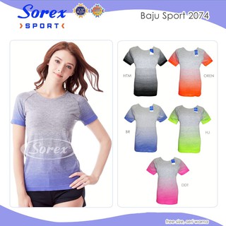  Baju  kaos  sport olahraga cewek wanita  2074 sorex Shopee  