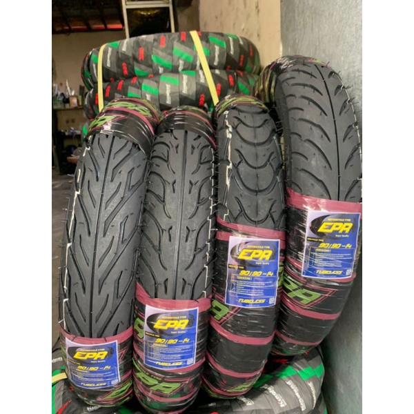Ban Tubles Motor Matic Beat Spacy Vario Mio Ukuran Belakang 90/90 Ring 14 Merk EPR