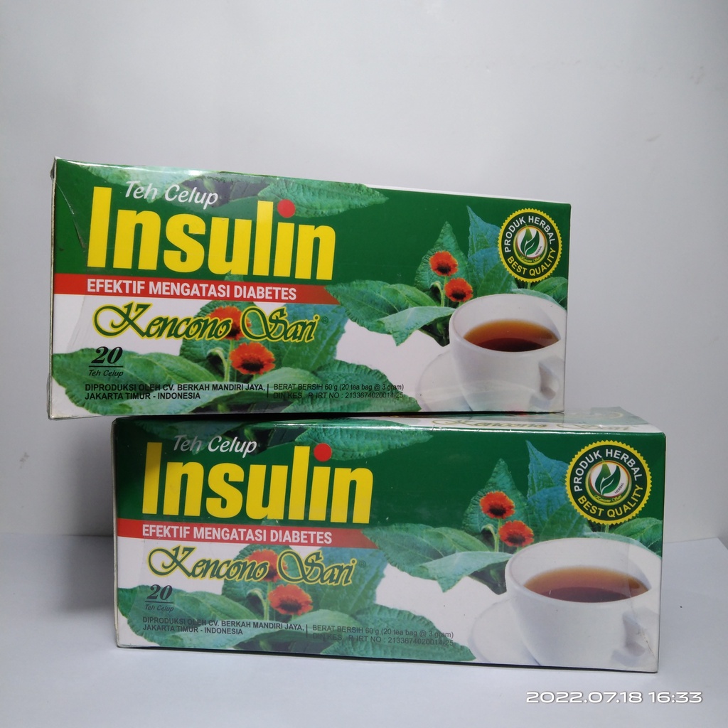 Teh Celup INSULIN mengatasi Diabetes Kencono sari Asli