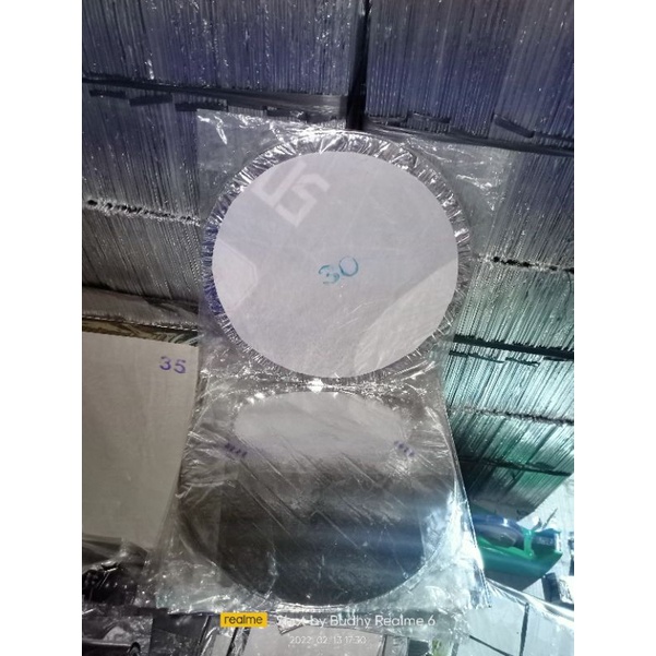 

ALAS KUE BULAT UK 30X30cm ISI 12