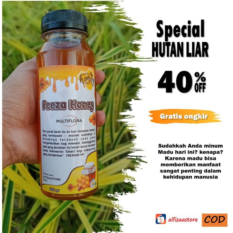

MADU MURNI PROMO MADU ASLI NEKTAR MULTIFLORA [ASLI HUTAN LIAR] MURAH ~350gram~ COD