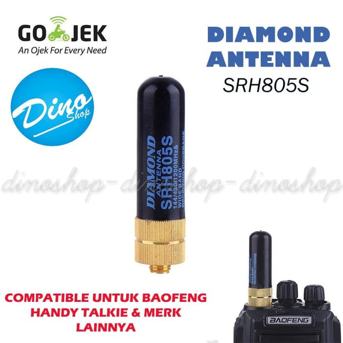 Antenna Baofeng HT Diamond SRH805S Dual Band Antena UV5R UV-82 888S Kualitas Orignal & Terbaik