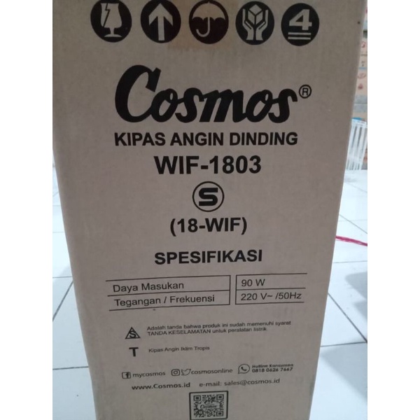 Kipas dinding Cosmos 18WIF (18inch besi)