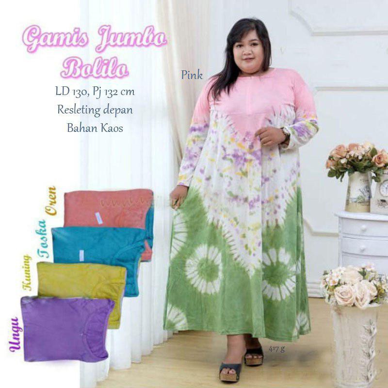 Grosir Gamis Jumbo Pelangi Gamis Bolilo Busui Gamis Tiedye